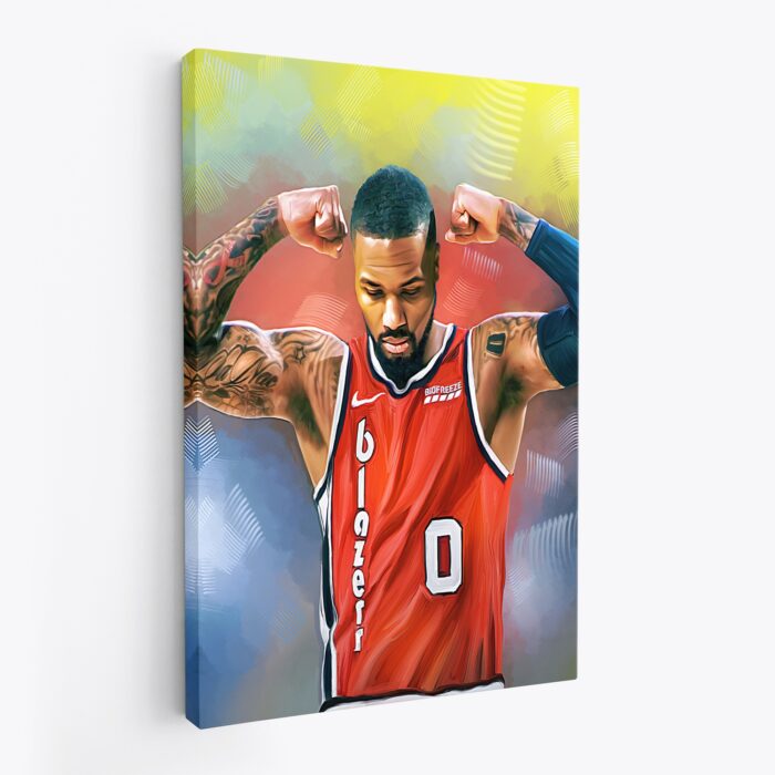 Damian Lillard canvas print