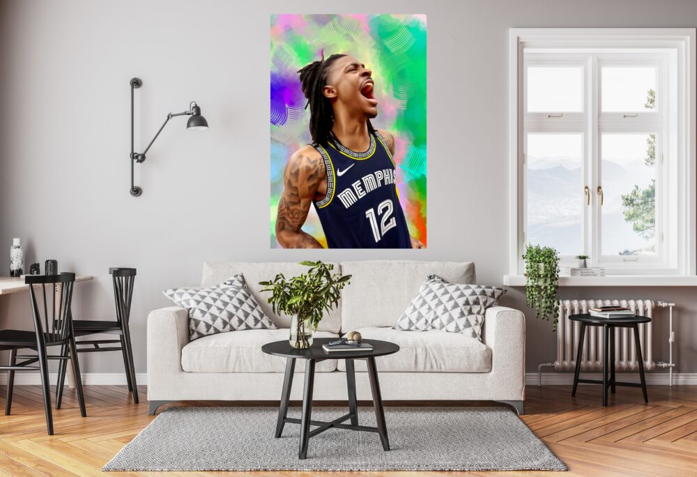 Ja Morant canvas print