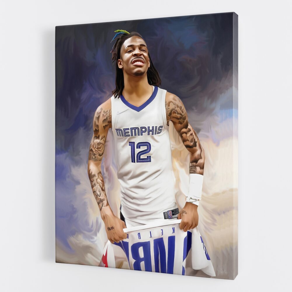 Ja Morant canvas print