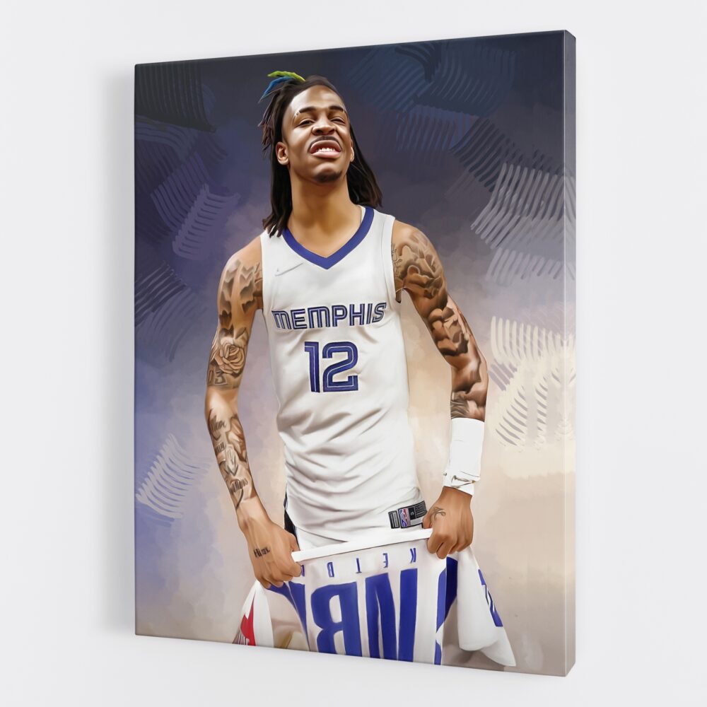 Ja Morant canvas print