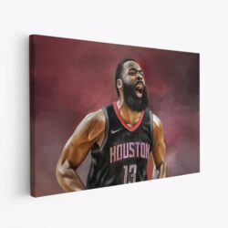 James Harden canvas print