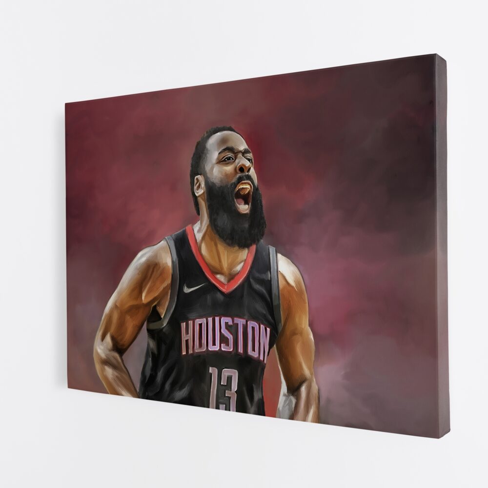 James Harden canvas print