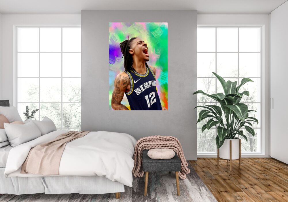 Ja Morant canvas print