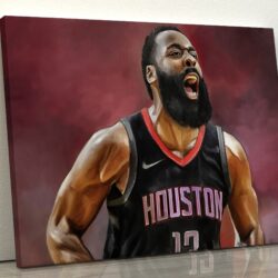 James Harden canvas print