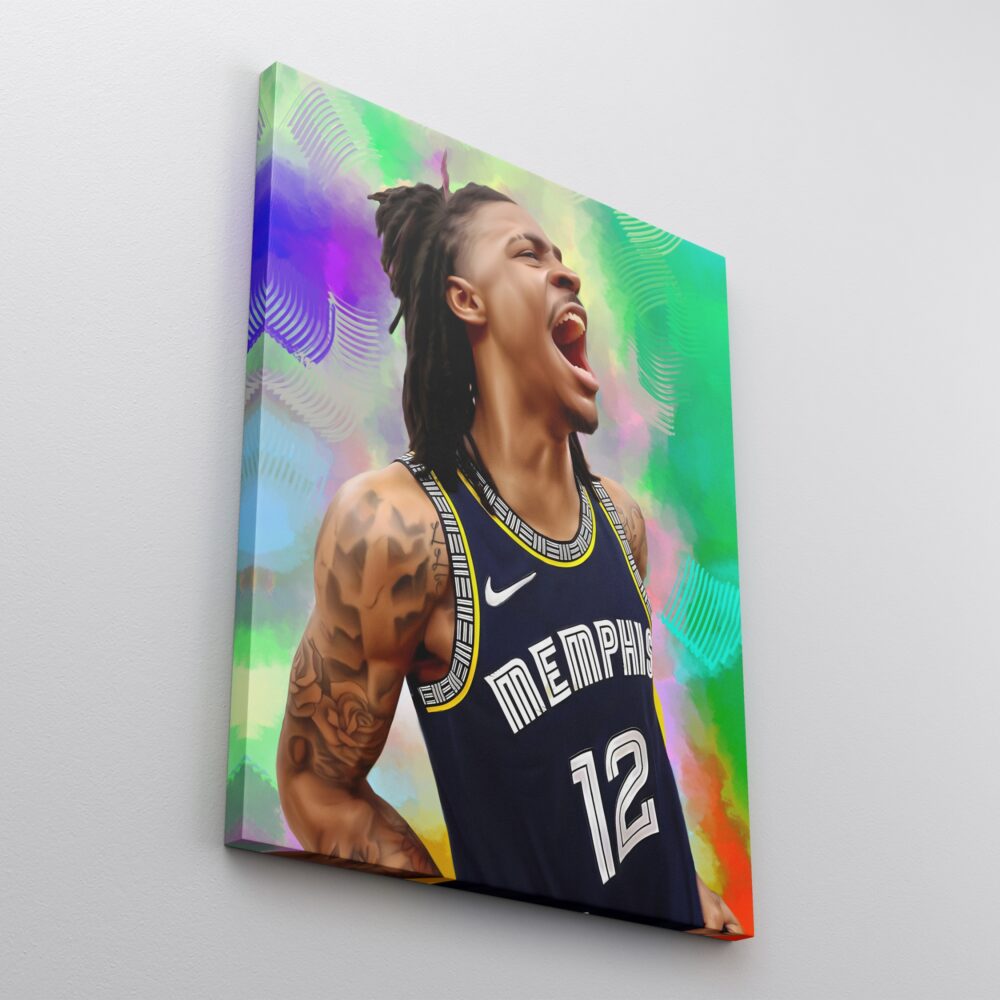 Ja Morant canvas print