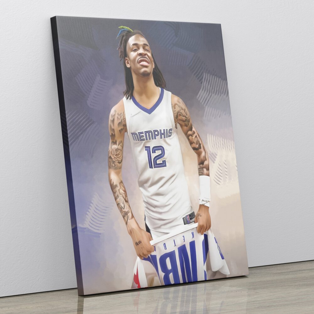 Ja Morant canvas print