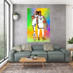 Ja Morant Jaren Jackson canvas print