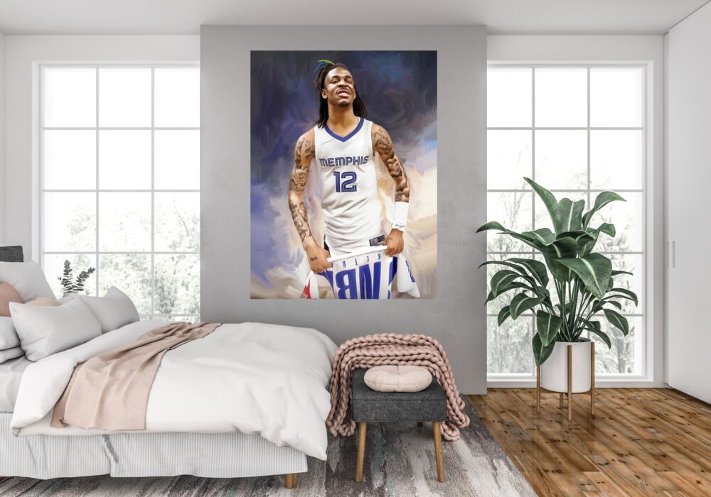 Ja Morant canvas print