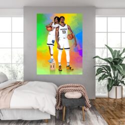 Ja Morant Jaren Jackson canvas print