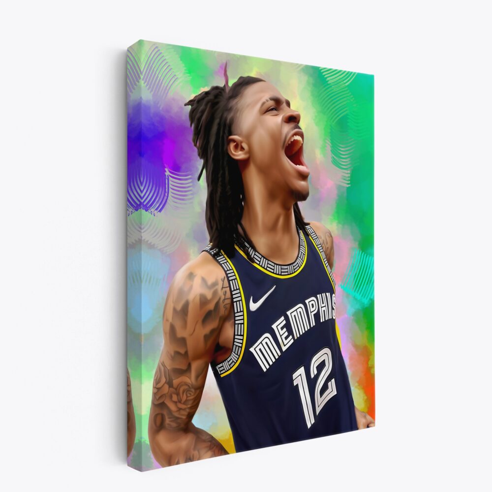 Ja Morant canvas print