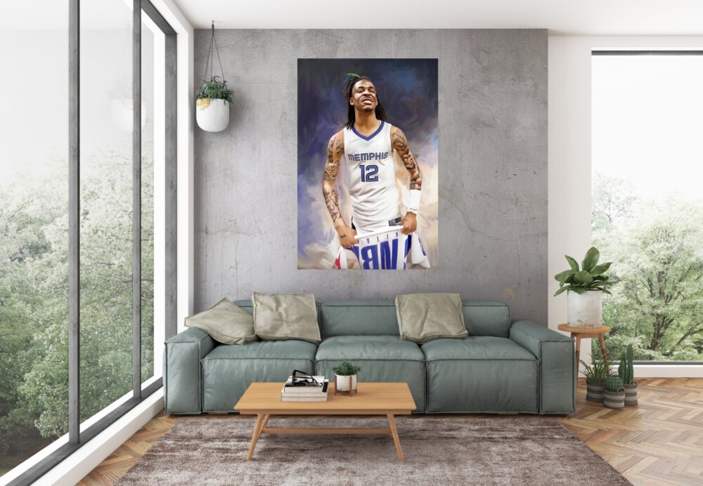 Ja Morant canvas print