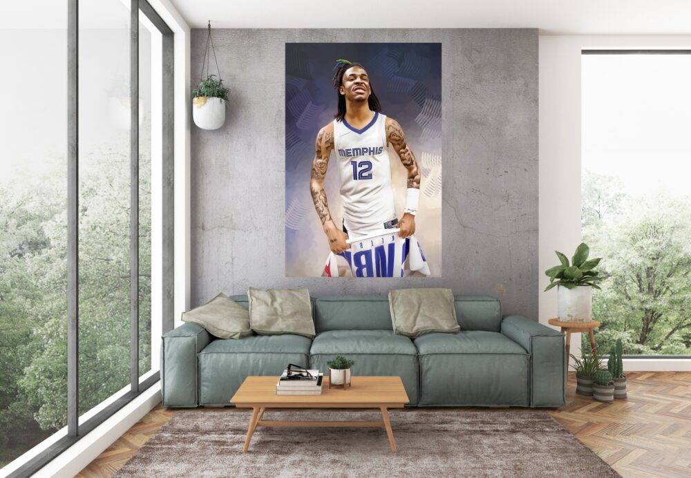 Ja Morant canvas print