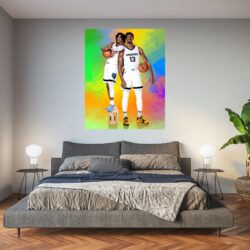 Ja Morant Jaren Jackson canvas print