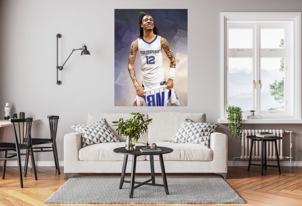 Ja Morant canvas print