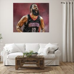 James Harden canvas print